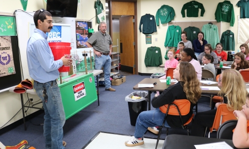 Lake Region Electric Shares Safety Tips with Fort Gibson 4-H Club ⚡️